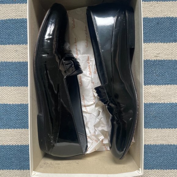 Vero Cuoio Vencci Patent Leather Tuxedo Shoes Mens 10.5 main image 7